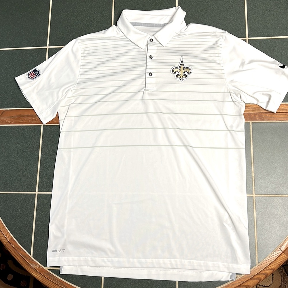Nike Saints Polo Dress Shirt Size Large
